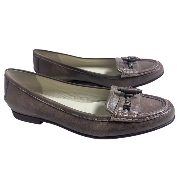 Cole Haan tan leather moccasins loafers shoes size 8.5 - Picture 1 of 7